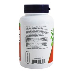 NOW Foods Cat’s Claw Extract 10:1 Concentrate/1.5% Standard Extract,120Veg Caps