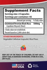 increase energy and focus – PERUVIAN BLACK MACA – maca root 1B