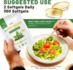 Resilia Softgels with Black Seed Oil 6000mg – Organic Oregano Oil Capsules fo…