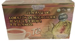 1 BOX TE DE ALCACHOFA + GREEN TEA LOSE WEIGHT, UNISEX GN+VIDA , ORIGINAL.