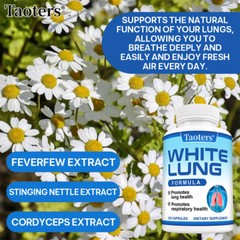 White Lung – Lung Cleanse & Detox.Support Lung & Respiratory Health
