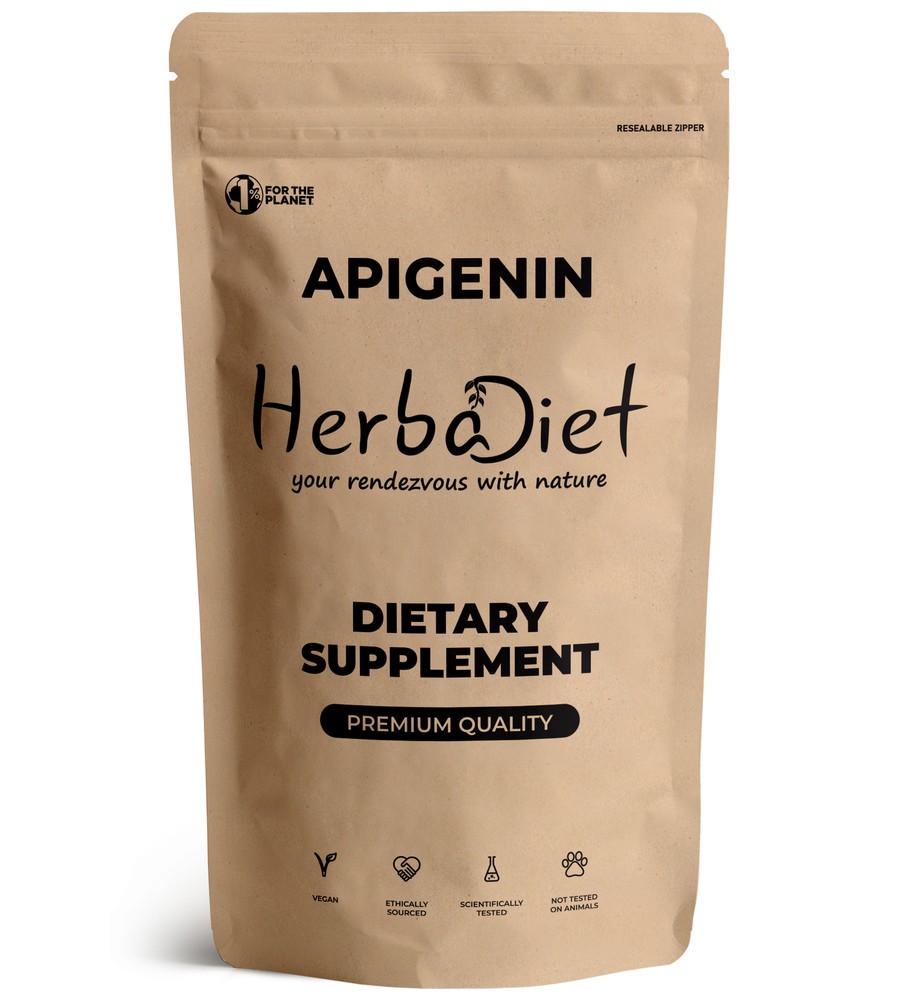 APIGENIN 98% Chamomile Extract Powder Matricaria Recutita Anxiety Restful Sleep