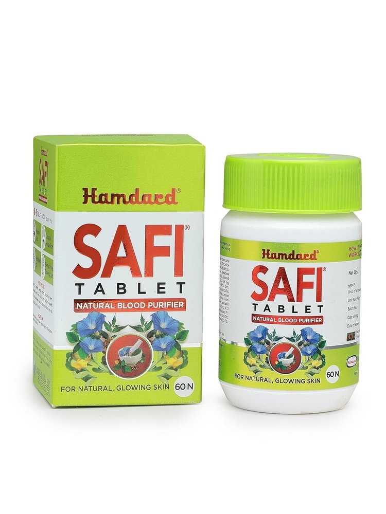 6X Hamdard Safi Tablets 360 Natural Herbal Blood Purifier & Skin Wellness