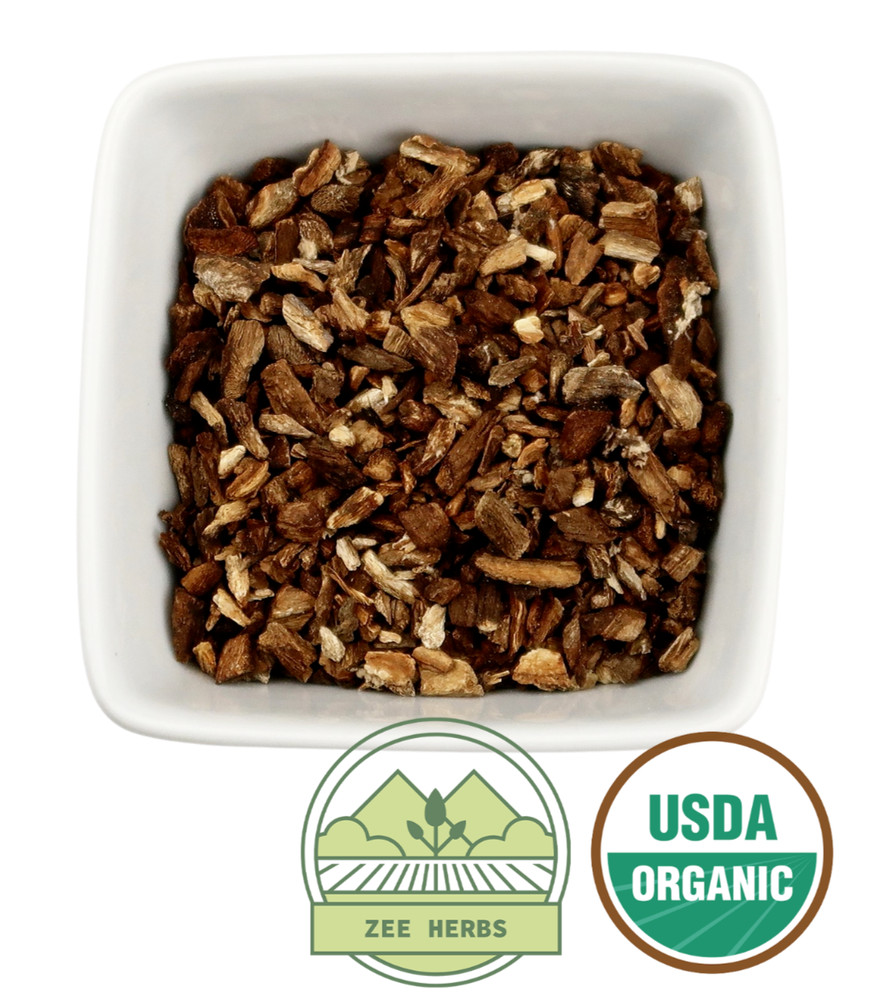 Organic Burdock Root, Cut & Sifted (Arctium lappa)