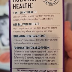 New Chapter Zyflamend 60 Capsules Joint Health Aches & Pains Exp 02/2029