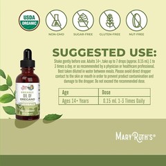 Organic Oregano Oil Liquid Drops | Digestive Health & Overall Wellness