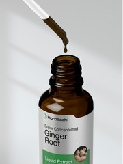 Ginger Root Liquid Extract | 2 fl oz | Alcohol Free | Vegetarian | by Horbaach