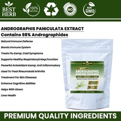 240 x PILLS ANDROGRAPHIS EXTRACT NATURAL IMMUNE SYSTEM DEFENSE SUPPORT CAPSULES