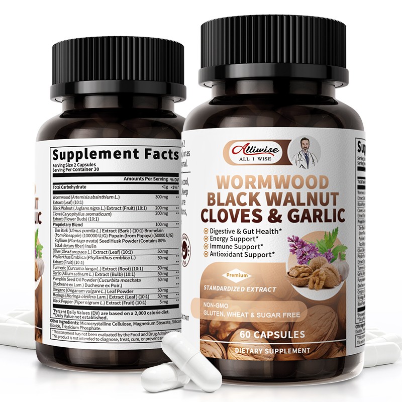 Parasite Cleanse Tincture/Extract-Wormwood,Black Walnut Hull, Clove,Best Quality