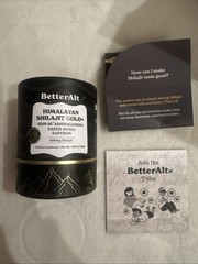 BetterAlt Himalayan GOLD+ Shilajit Resin with KSM-66 Ashwagandha 1 Pk Exp 05/27