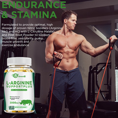 L-Arginine & Maca Root Capsules Natural Energy Stamina Performance Support