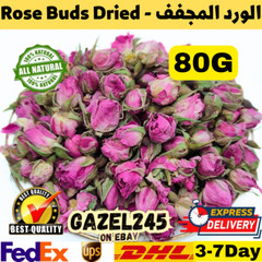 Red Rose Flower Buds Floral Dried Fresh Herbal Natural AA الورد المجفف