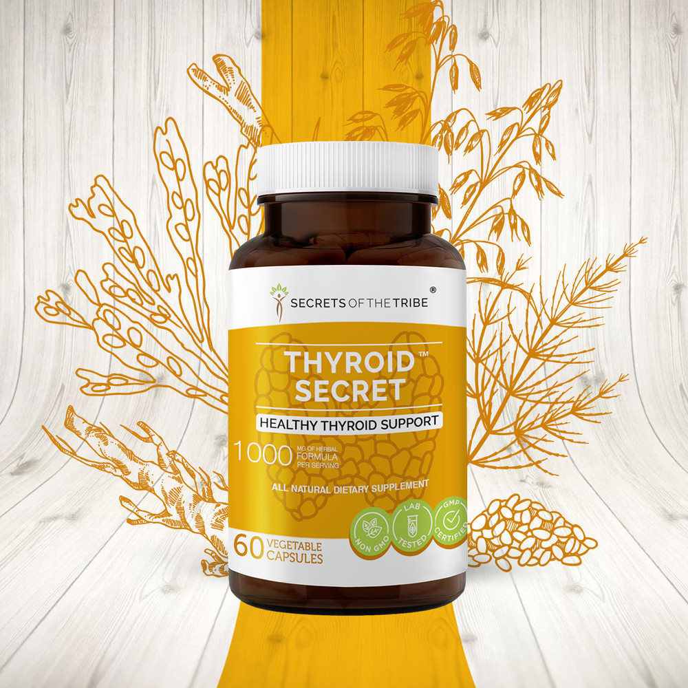 Secrets Of The Tribe Thyroid Secret Capsules, 500 mg