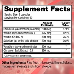 Organic Ceylon Cinnamon Capsules – Blood Sugar Support, Heart Health