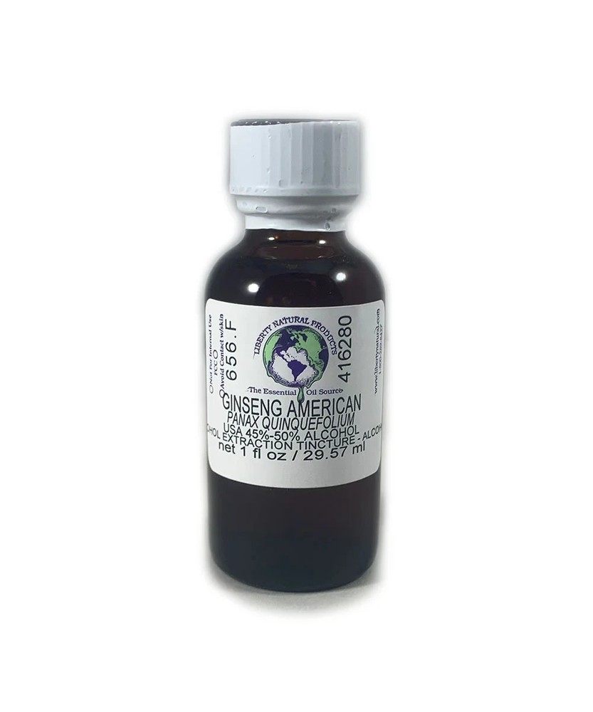 American Ginseng Tincture, 1 oz – Premium Energy & Wellness Support Red Panax