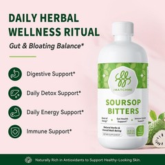 Soursop Bitters Liquid for Digestive Health,Gut Detox&Cleanse,Antioxidant,Imm…