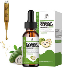 60ML Graviola Soursop Fruit & Leaf Extract Support Regeneration Immune Boost