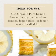 Pure Lemon Extract 32 Fl Oz Bottle – Cold Pressed, Allergen-Free
