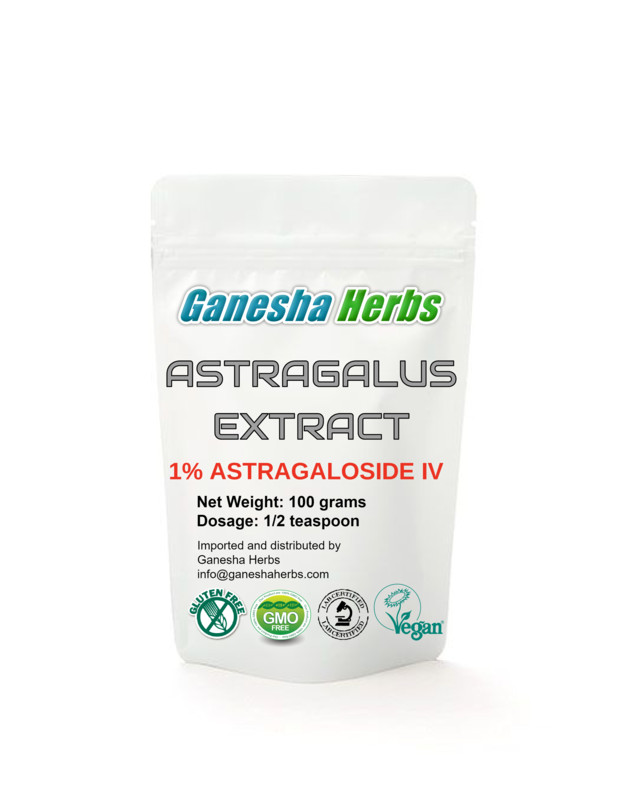 ORGANIC ASTRAGALUS ROOT HIGH POTENCY EXTRACT (1% ASTRAGALOSIDE IV )POWDER 3.6 oz