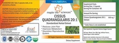 Cissus Quadrangularis Extract Capsules Pure & High Quality