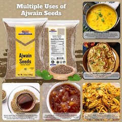 Rani Ajwain Seeds (Carom Bishops Weed) Spice Whole 3.5oz (100g)