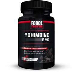 Force Factor Yohimbine Supplement for Men, Yohimbe Bark Extract with Superior…