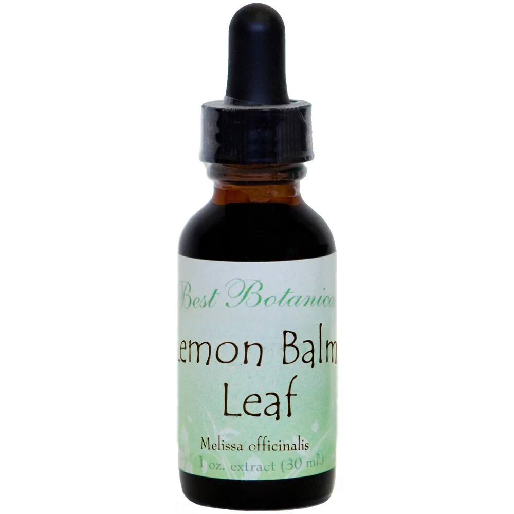 Lemon Balm Extract Herbal Tincture w/ Dropper Free Shipping #1 Rated USA