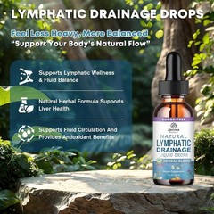 Lymphatic Drainage Supplements Drops Organic Lymphatic Support Liquid Drops …