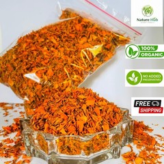 Premium Ceylon Dried Marigold Petals (Calendula) | 100% Organic Pure Herbal Tea