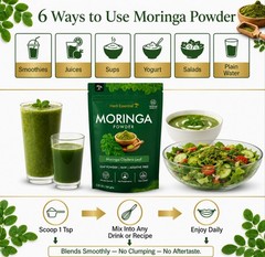 Luxury Grade Premium Moringa Powder | 100% Pure Moringa Leaf