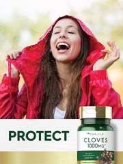 Cloves Supplement | 1000mg | 100 Capsules | Non-GMO, Gluten Free | by Carlyle