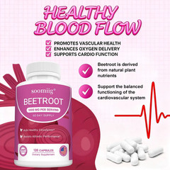 Beet Root Promote Vitality Nutritional Balance Vegan Gluten-Free 30-120 Capsules