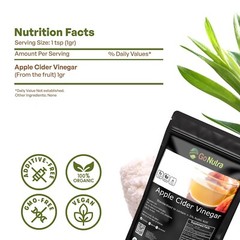 Apple Cider Vinegar Powder Organic 8oz. (ACV) 5% Acetic Acid Apple Cider Powder