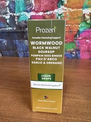 Prozen Wormwood Black Walnut Parasite Cleanse Herbal Liquid Drops Mixed Berry