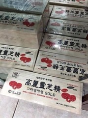 Korean Lingzhi Reishi Mushroom Ganoderma Lucidum Extract Gold 120gx3 고려영지정골드