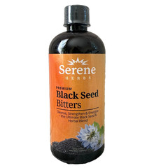 Serene Black Seed Bitters 100% Natural Organic 16 oz bottle