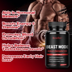 Male Enhancement enhancer Maca Ginseng extract 30-120 capsules Improves Stress
