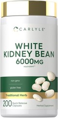 Non-GMO White Kidney Bean Extract 200 Count | Gluten-Free Dietary Supplement