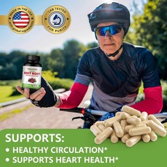 Organic Beet Root Grape Seed Supports Blood Pressure, Nitric Oxide 120 Capsules