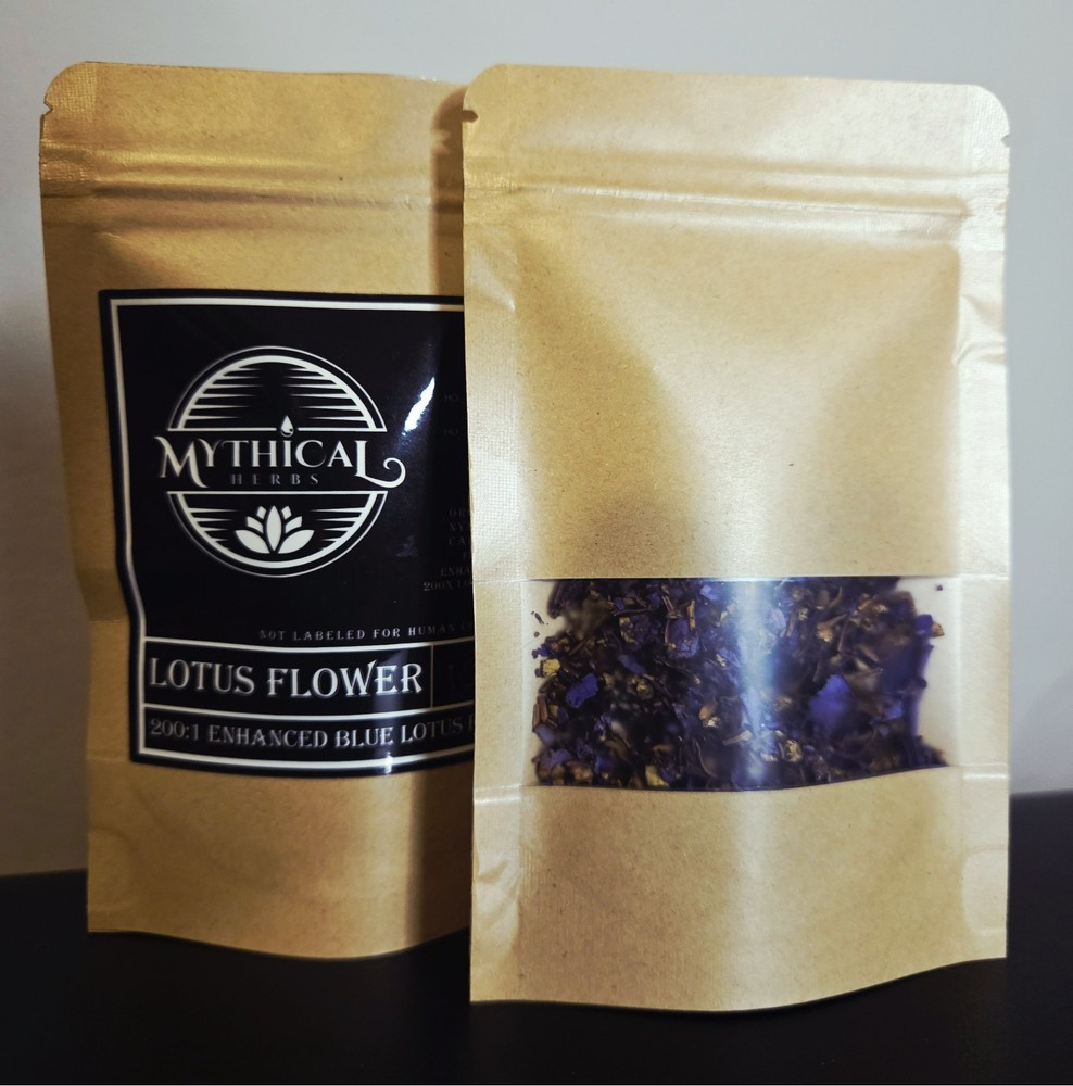 Premium Dried Blue Lotus Flower | Infused Nymphaea Caerulea | Aromatic & Potent