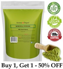 2lb / 32 oz Moringa oleifera Leaf Powder 100% Pure Natural Superfood Vegan lot