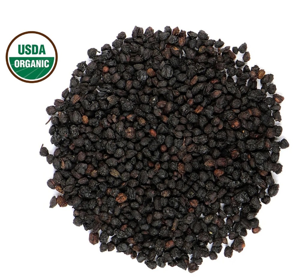 Organic ELDERBERRIES Whole | Elder Berry | Sambucus Nigra | 2oz/4oz/8oz/16oz
