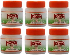 6 X 30 TabKayam Ayurvedic Tablet | Eases Constipation, Acidity, Gas & Headaches
