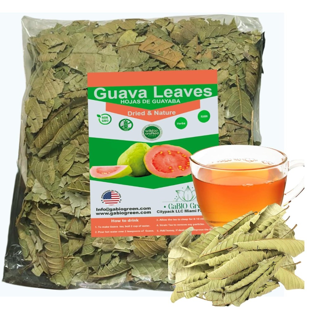 Dried whole Guava leaves Hojas de guayaba Natural Guava leaves Tea, Gabiogreen
