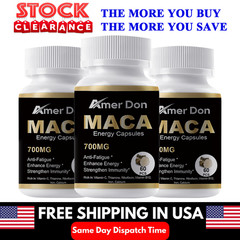 Black Maca Capsules – Testosterone Booster, Support, Energy, Endurance, Desire
