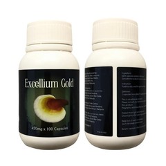 Gano Excel Excellium Gold Ganoderma Lucidum Reishi Mushroom 100 Capsules