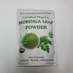 Cherie Sweet Heart Organic Moringa Leaf Powder 8 Oz Vegan Gluten Free