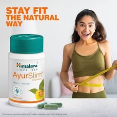 3 Bottles Himalaya AyurSlim Capsules 60 Capsules Weight Wellness / Free Ship