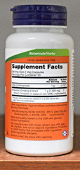 NOW FOODS American Ginseng 500 mg 100 Capsules Extract 100 VegCaps