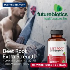 Futurebiotics Beet Root Extra Strength, Non-GMO, 360 Vegetarian Tablets